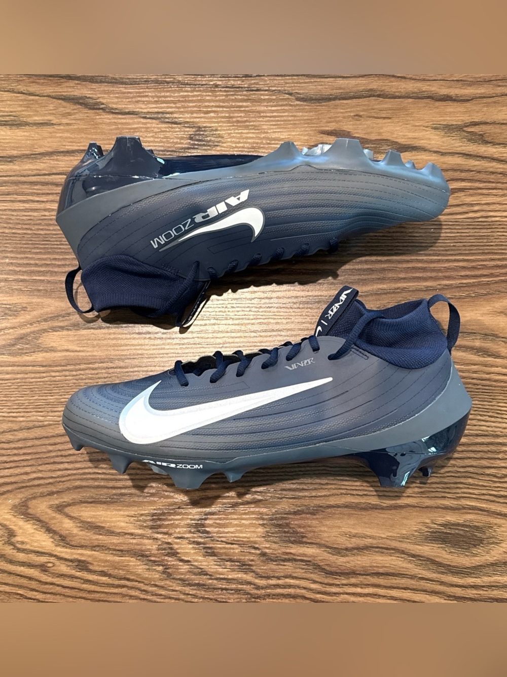 Size 12 Nike Vapor Pro 1 Football Cleats Midnight Navy Football Cleat IB2495-400